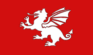 English White Dragon Flags